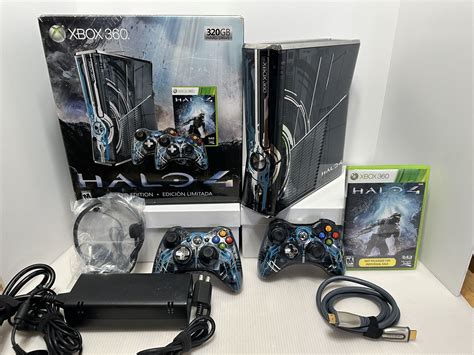 Limited Edition Halo 4 Xbox 360 S With 37 Games And Box For Sale In