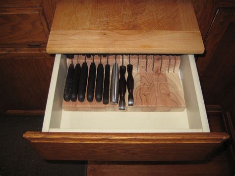 A Master of None: Knife Block Drawer Organizer