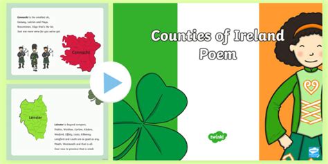 Counties Of Ireland Poem Powerpoint Teacher Made