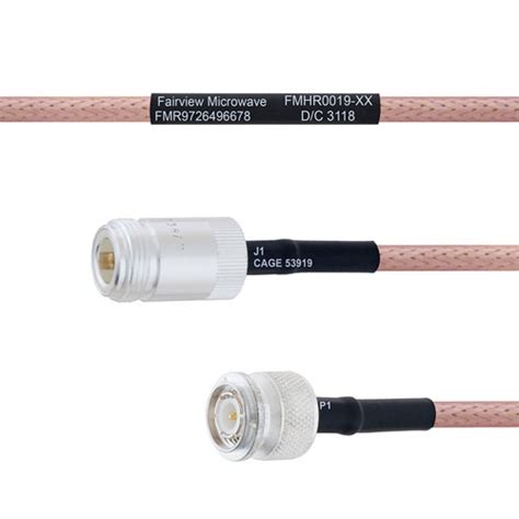 N Female To Tnc Male Mil Dtl 17 Cable M17 60 Rg142 Coax In 200 Cm