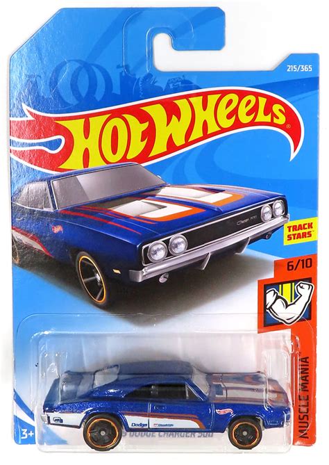 駿河屋 1 64 69 DODGE CHARGER 500 ブルーオレンジホワイト Hot Wheels MUSCLE MANIA FKB08 ホットウィール