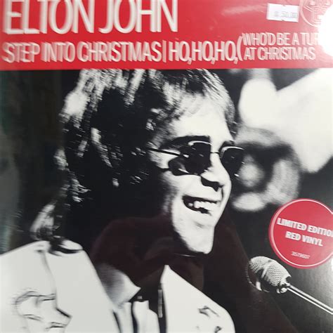 ELTON JOHN - STEP INTO CHRISTMAS (RED COLOURED) (10") VINYL ...