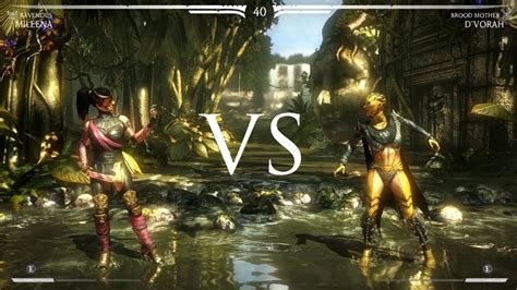 Mortal Kombat X Mileena Vs D Vorah Difficulty Very Hard Youtube