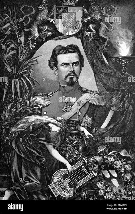 King Ludwig Ii Of Bavaria Ludwig Ii Otto Friedrich Wilhelm Von Stock