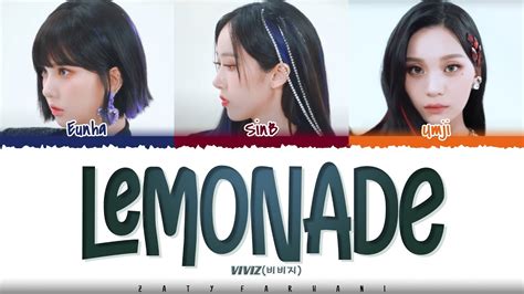 VIVIZ 비비지 LEMONADE Lyrics Color Coded Han Rom Eng YouTube