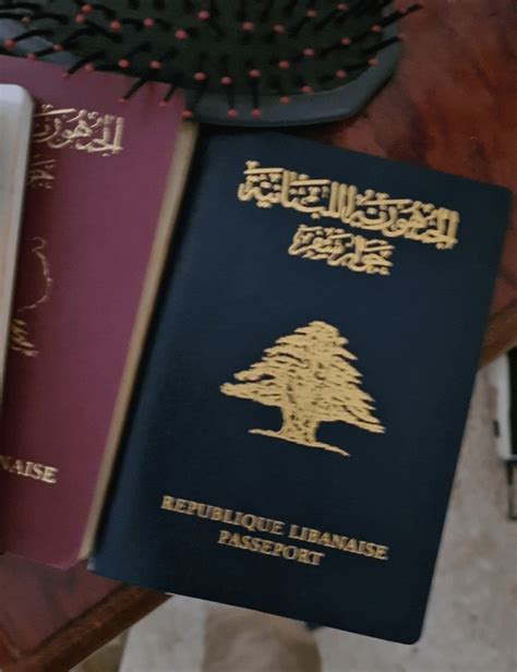 Old vs New Lebanese Passport : r/PassportPorn