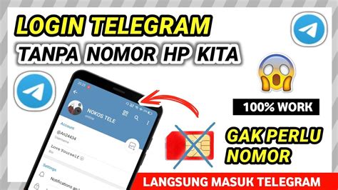 Cara Bikin Akun Telegram Tanpa Nomor Hp Kita Buat Akun Tele Tanpa No