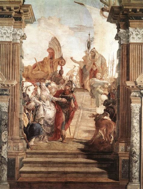 Palazzo Labia The Meeting Of Anthony And Cleopatra By Tiepolo