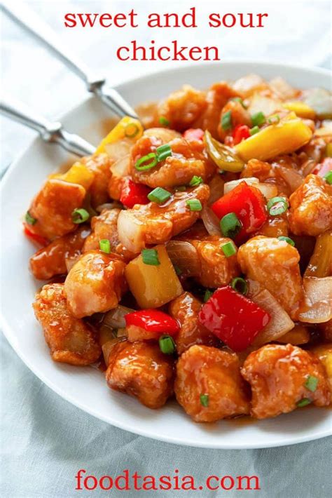 Better Than Takeout Sweet And Sour Chicken With Video Foodtasia