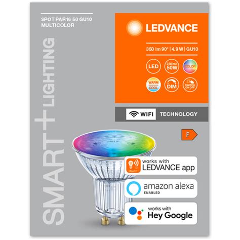 Ledvance 4058075485693 LED Lampe SMART WiFi SPOT GU10 Multicolour 50