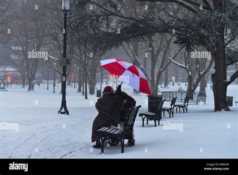 Washington District Of Columbia US USA 21st Jan 2014 A Homeless