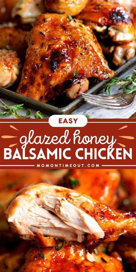 Easy Glazed Honey Balsamic Chicken Video In 2024 Chicken Breast