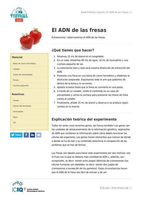 El ADN de las Fresas José Parra uDocz