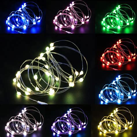 5 10 20M USB LED String Lights Copper Silver Wire Garland Light