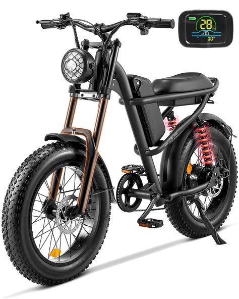 Kistp Electric Dirt Bike For Adults 20 Fat Tire With 500w Motor 7