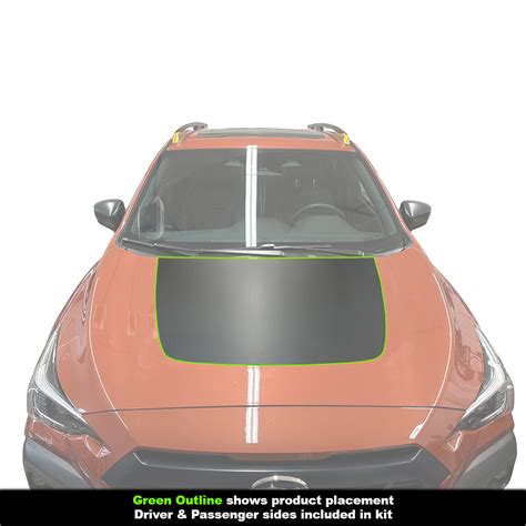 Crux Motorsports Hood Stripe Overlay For 2024 Subaru Impreza