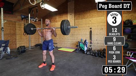 Jacob Heppner Full Crossfit Workout Pegboard Heavy Dt Source Josh