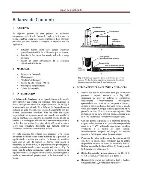 PDF Balanza De Coulomb PDF Filecompletamente La Ley De Coulomb