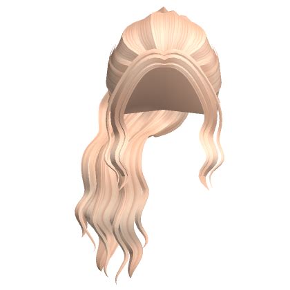 Side Wavy Ponytail Blonde Roblox Item Rolimon S