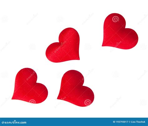 Decorative Craft Heart Isolated On The White Stock Image Image Of