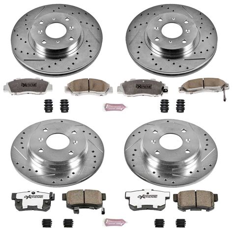 Power Stop Z26 Street Warrior High Performance Brake Kit Front Rear