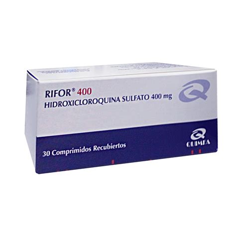 Rifor Hidroxicloroquina Sulfato Mg Caja De Comprimidos