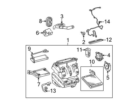 Toyota Prius Heater Core Control Valve