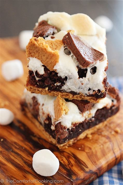 Ooey Gooey S’mores Brownie Bars The Comfort Of Cooking