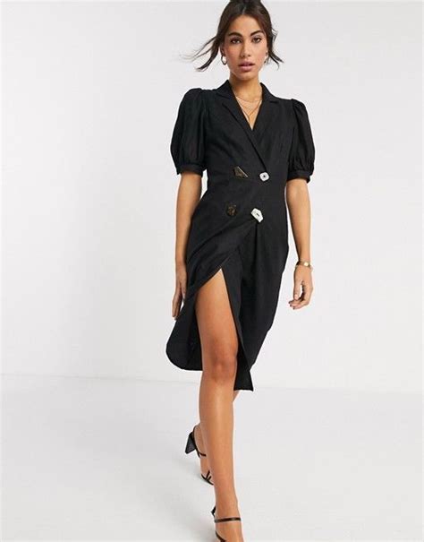 Venta Vestido Esmoquin Negro En Stock