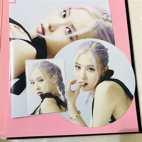 Blackpink The Album Japan Ver C Rosé Complete Shopee Philippines