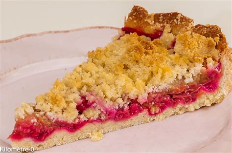 Tarte Rhubarbe Framboises Fa On Crumble Kilom Tre