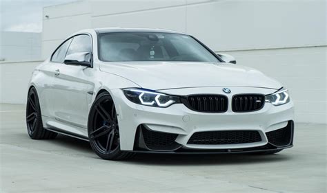 Sexy BMW M4 on Black Forged Wheels