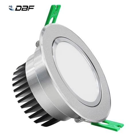 Dbf Silver Housing Led Epistar Cob Recessed Downlight W W W W