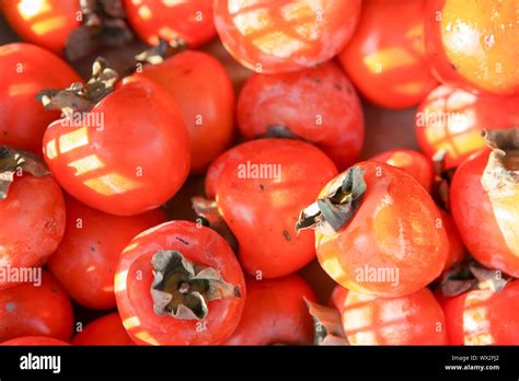 persimmon kaki fruit Stock Photo - Alamy