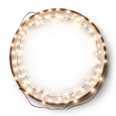 premium ai image  light frame  lights     circle