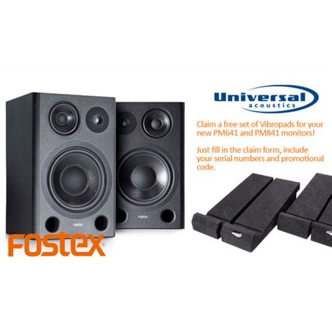 Disc Fostex Pm Way Active Studio Monitors Pair Gear Music