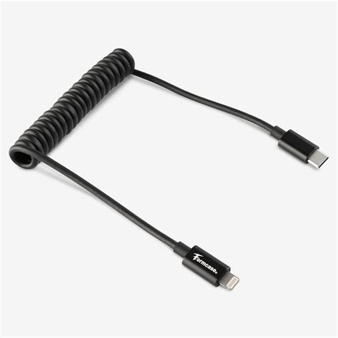 Formcase Spiralkabel Mfi Lightning Auf Usb C M Accessories