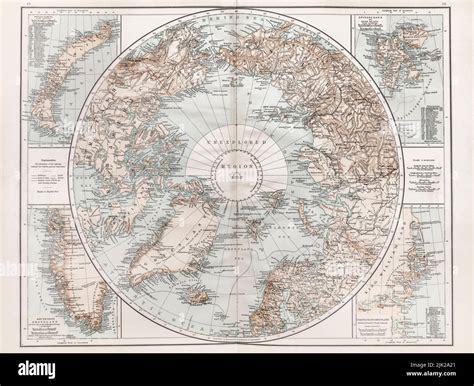 Map Arctic And Antarctic Regions Hi Res Stock Photography And Images