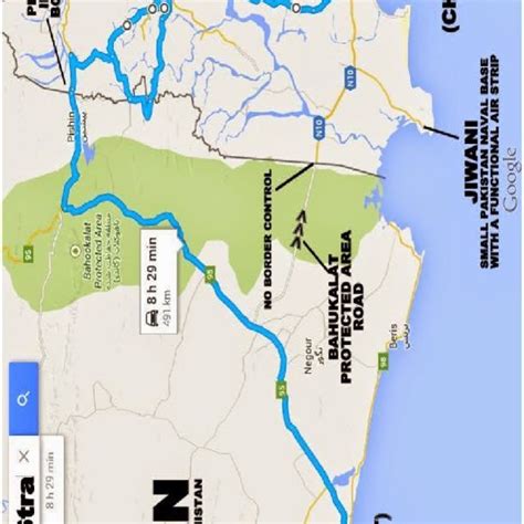 Map of gwadar and chabahar port Source: IndraStra | Download Scientific Diagram