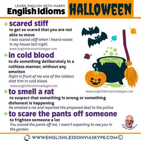 Spooky halloween idioms and expressions – Artofit