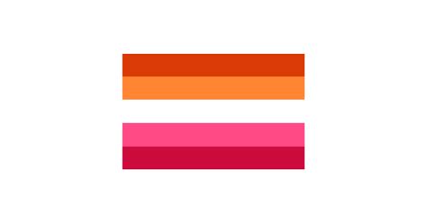lesbian pride flag orange pink  stripe variant gay  shirt