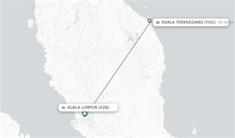 Direct Non Stop Flights From Kuala Lumpur To Kuala Terengganu