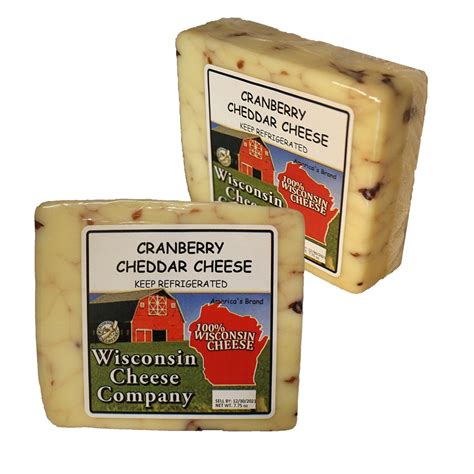 Cranberry Cheddar Cheese Blocks Best Of Wisconsin Shop