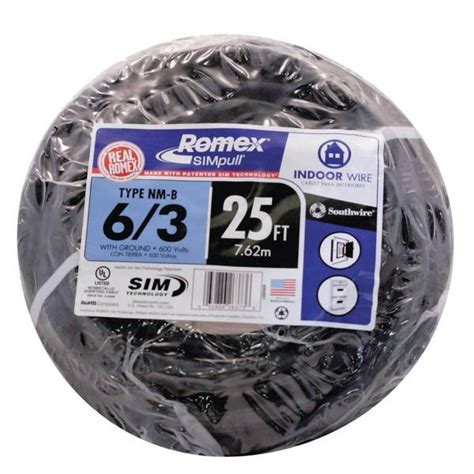 Southwire 75 Ft Romex SIMpull Stranded Indoor Non Metallic 60 OFF