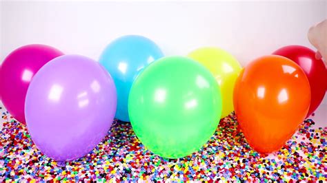 Aprende colores y números con globos arco iris Vídeo Dailymotion