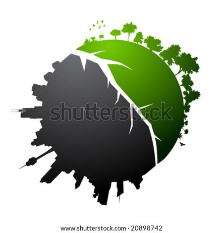 Broken Planet Illustration Vector Stock Vector 20898742 - Shutterstock