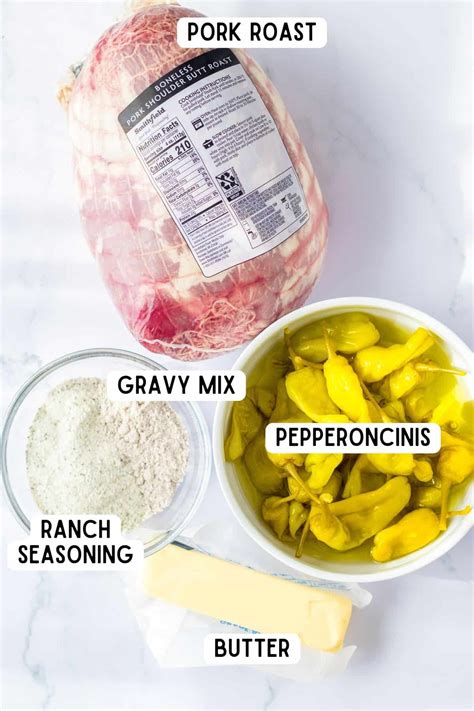 Slow Cooker Mississippi Pork Roast (5-Ingredient Recipe)
