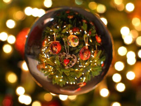 Christmas Crystal Ball Stock Image Image Of Holiday 63536935