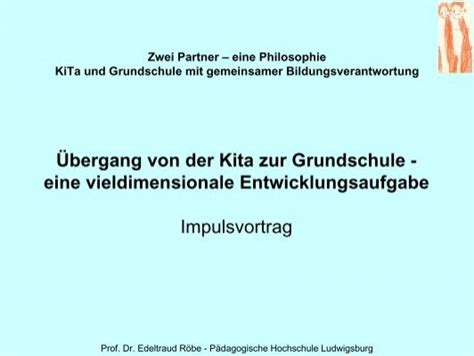 Übergang von der Kita zur Grundschule eine Brandenburg de