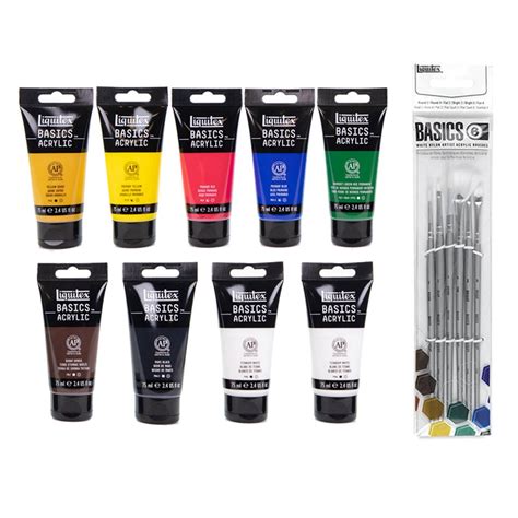 Farby Akrylowe Liquitex X Ml Basics Acrylic Starter Box